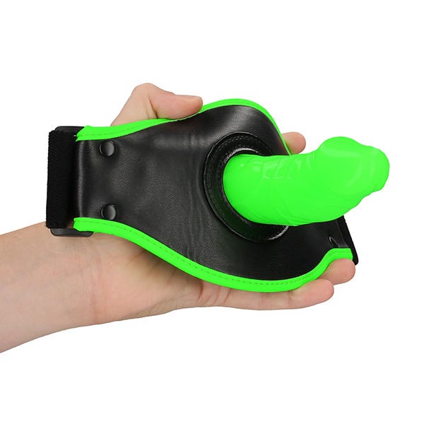 Ouch! Glow In the Dark Thigh Strap-On with Silicone Dildo