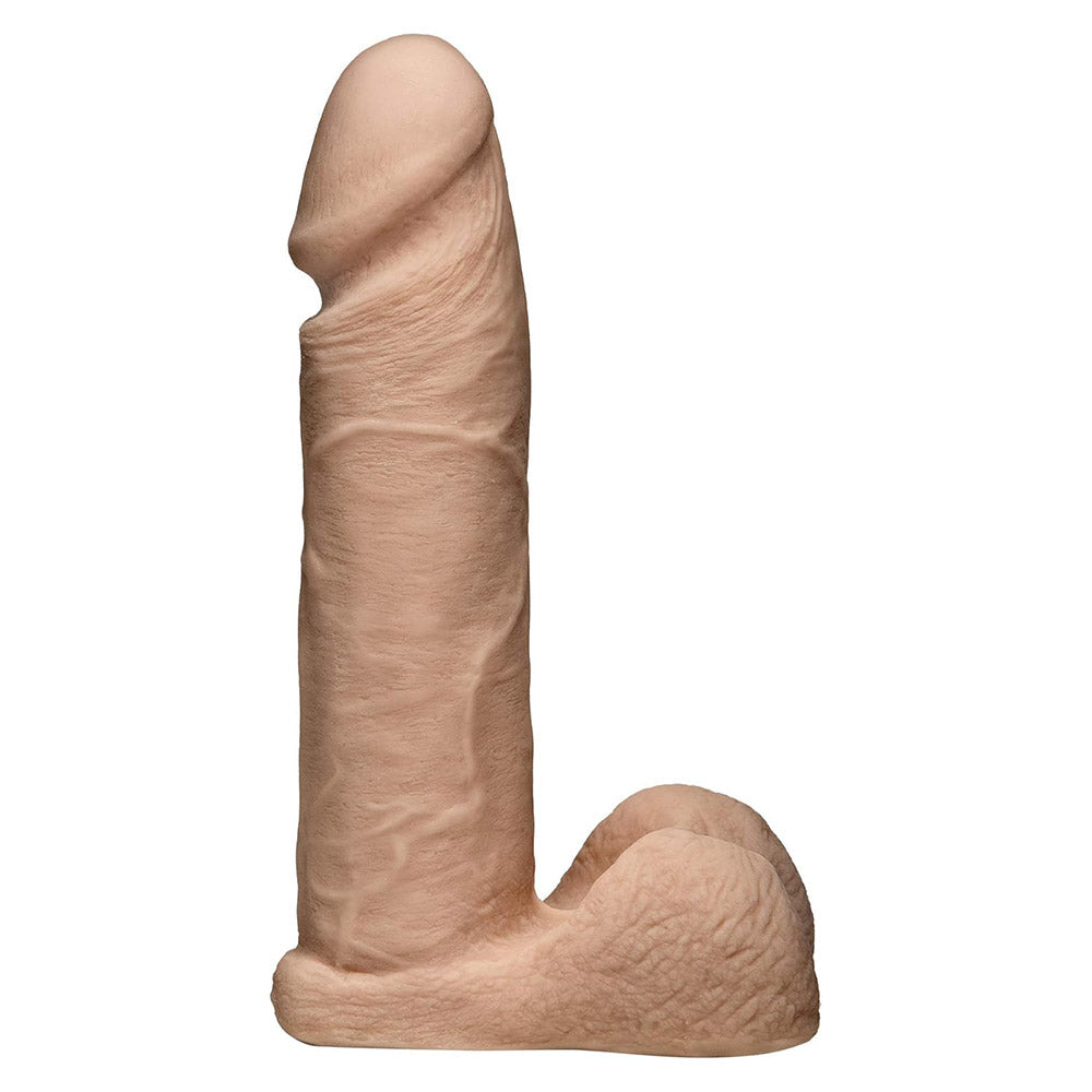 8 inch UR3 Realistic Vac-U-Lock Cock & Balls