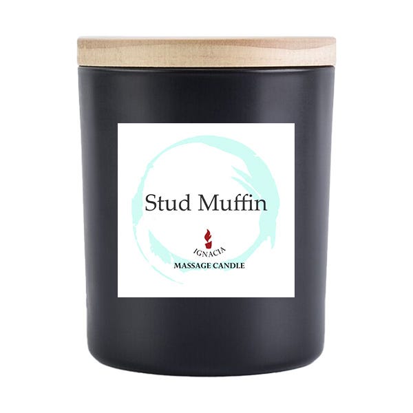 Ignatia Stud Muffin Massage Oil Candle