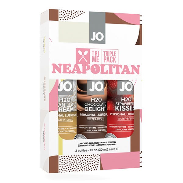 Jo Tri Me Neapolitan Lubricant Triple Pack