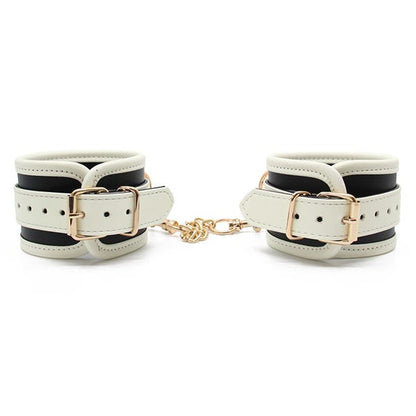 Love In Leather Glow In The Dark Wrist Cuffs