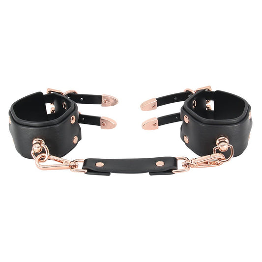 Love In Leather Double Strap Cuffs