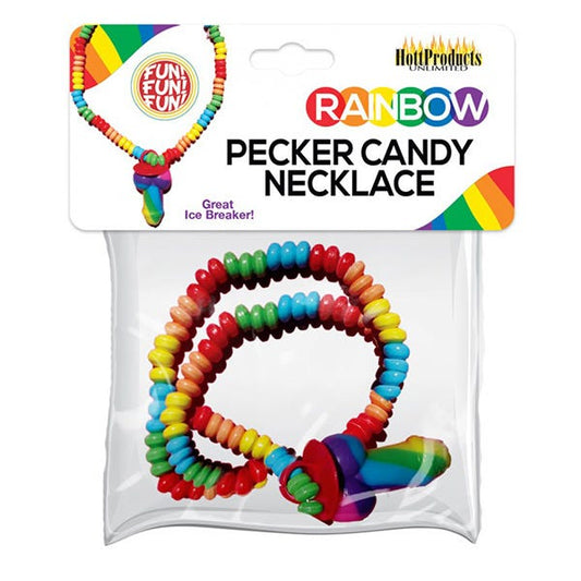 Hott Products Rainbow Pecker Candy Necklace