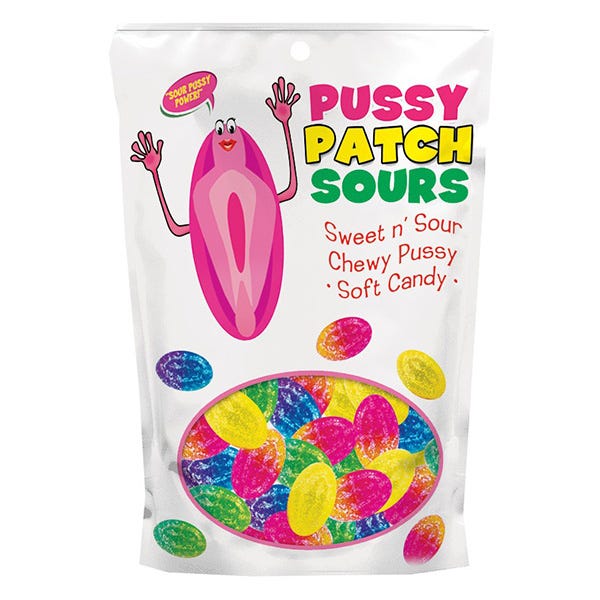 Hott Products Pussy Patch Sours Sweet n' Sour Chewy Soft Candy