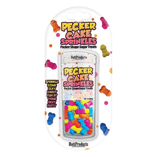 Hott Products Pecker Cake Sprinkles Penis-Shaped Sugar Treats