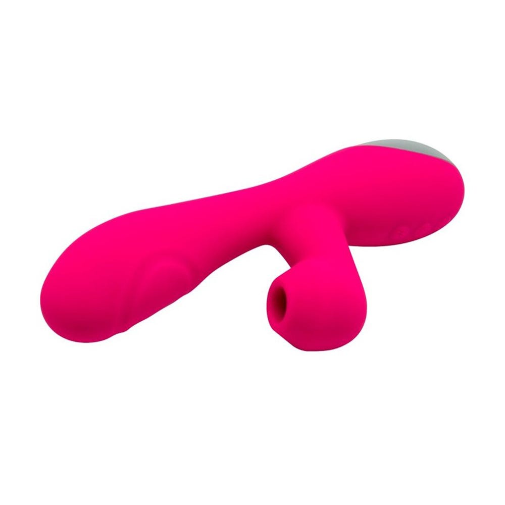 Alive Caribbean Shine G-Spot Pulsating & Suction Rechargeable Rabbit Vibrator - Pink