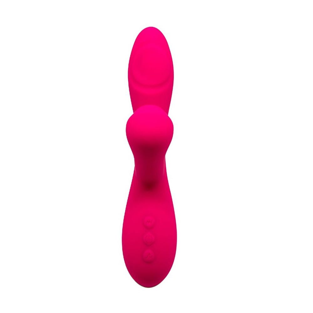 Alive Caribbean Shine G-Spot Pulsating & Suction Rechargeable Rabbit Vibrator - Pink