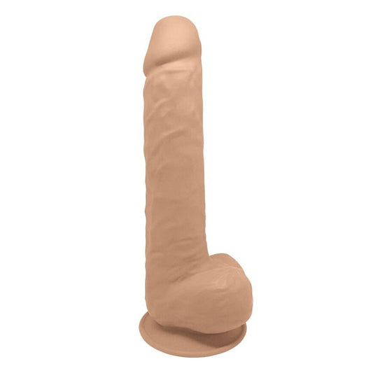 SilexD Model 1 - 15 Inch Dildo with Balls - Vanilla