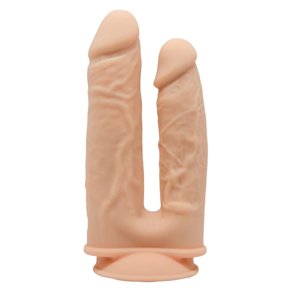 "Adrien Lastic SilexD Double Penetration Premium Silicone Vibrating Dildo 8" & 7"