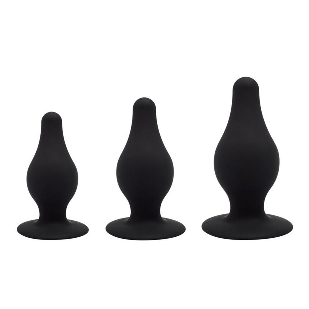 Adrien Lastic SilexD Model 2 Anal Plug Kit 3 Piece