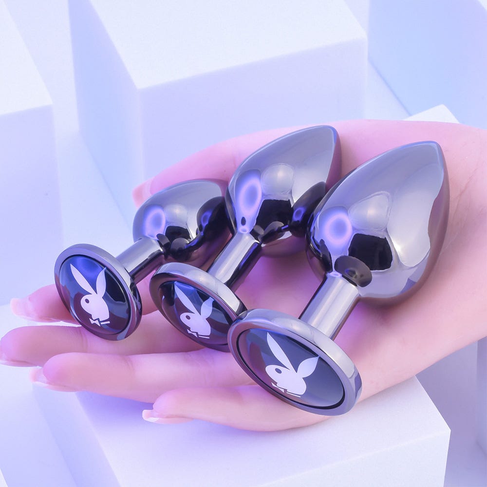 Playboy Pleasure Three-Ways Butt Plug Set