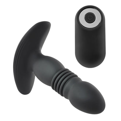 Playboy Pleasure Trust the Thrust Vibrating & Thrusting Butt Plug with Remote