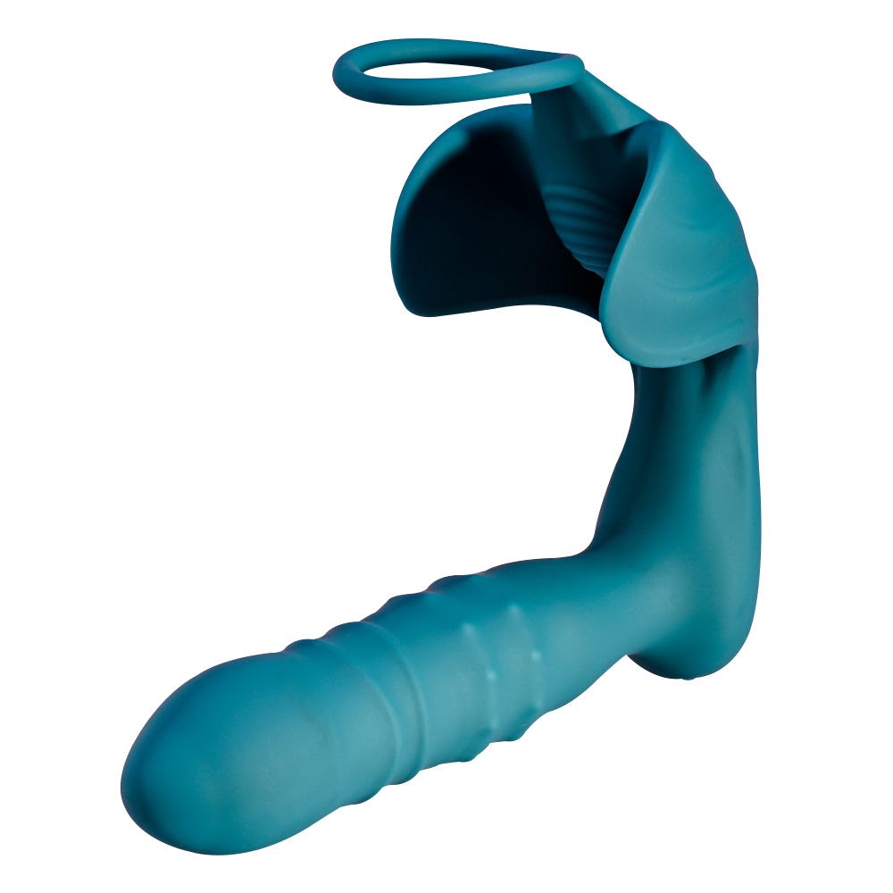 Playboy Pleasure Bring It On Thrusting Butt Plug With Cock Ring