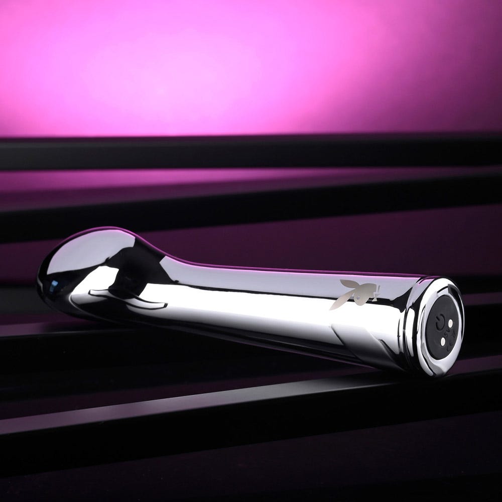 Playboy Pleasure Swoon Rechargeable Metal Vibrator