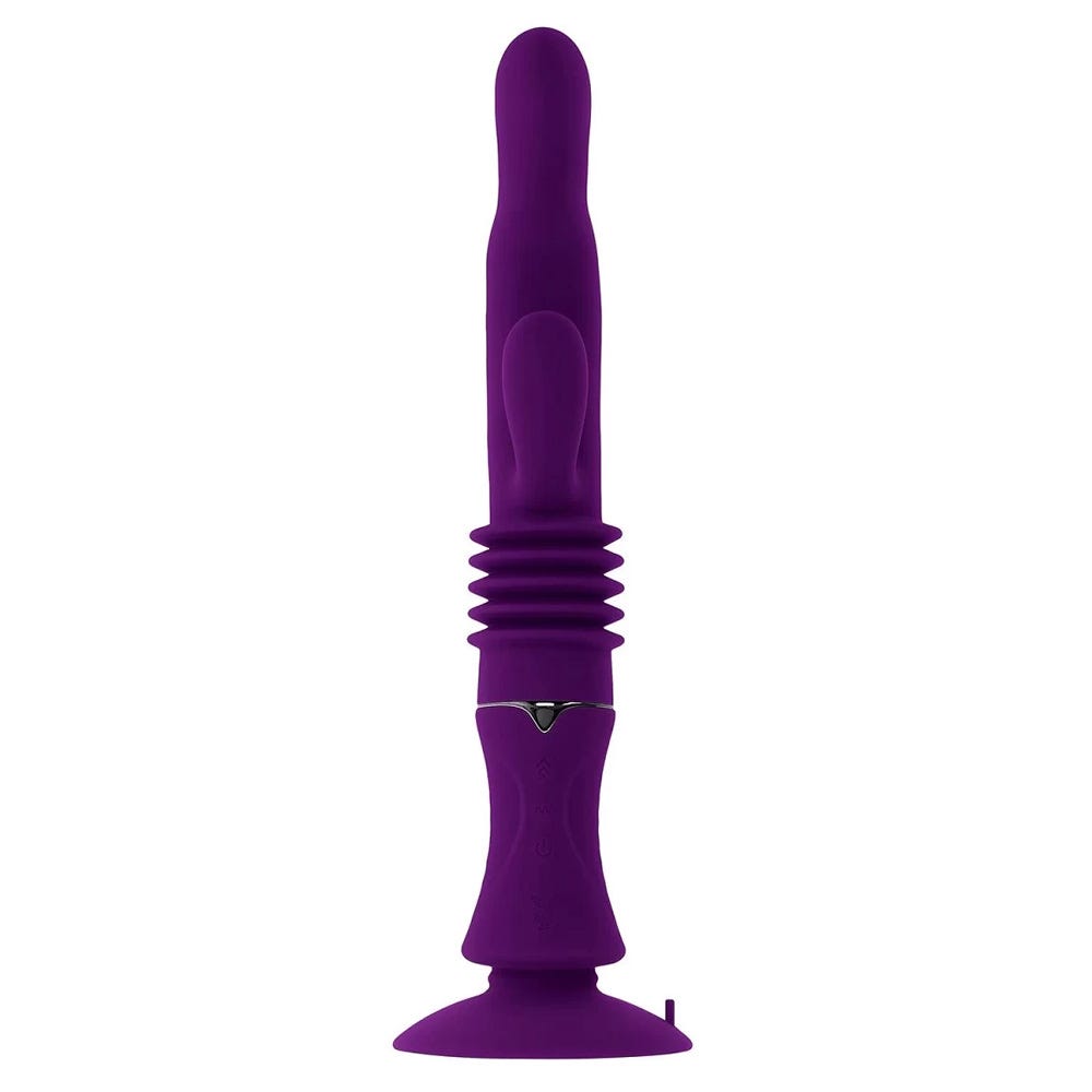 Playboy Hoppy Ending Thrusting Rabbit Vibrator