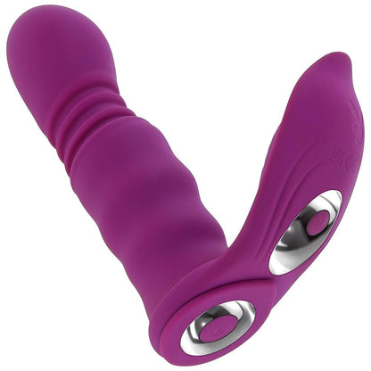 Playboy Pleasure Match Play Thrusting G-Spot Vibrator with Detachable C-Ring