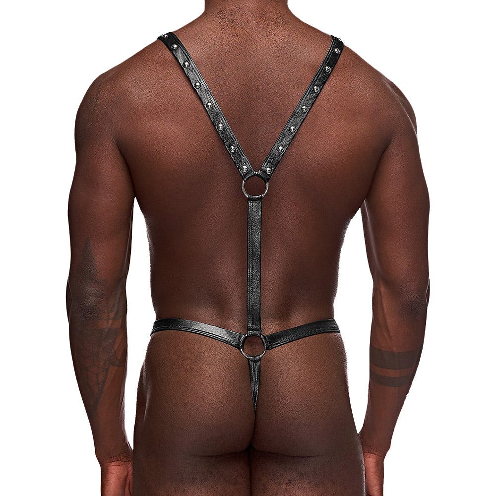 Malepower Warrior Thong & Crisscross Harness