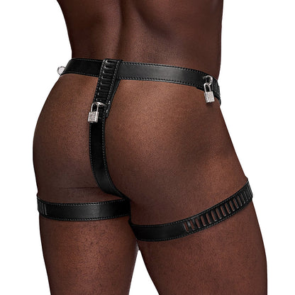 Malepower Scorpio Leather Bondage Thong