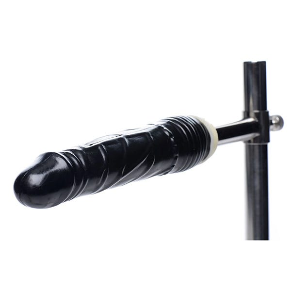 Master Series Imprisoned Metal Stockade with Dildo