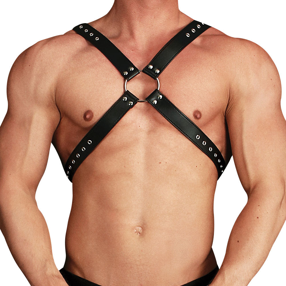 Ouch! Adonis High Halter Body Harness