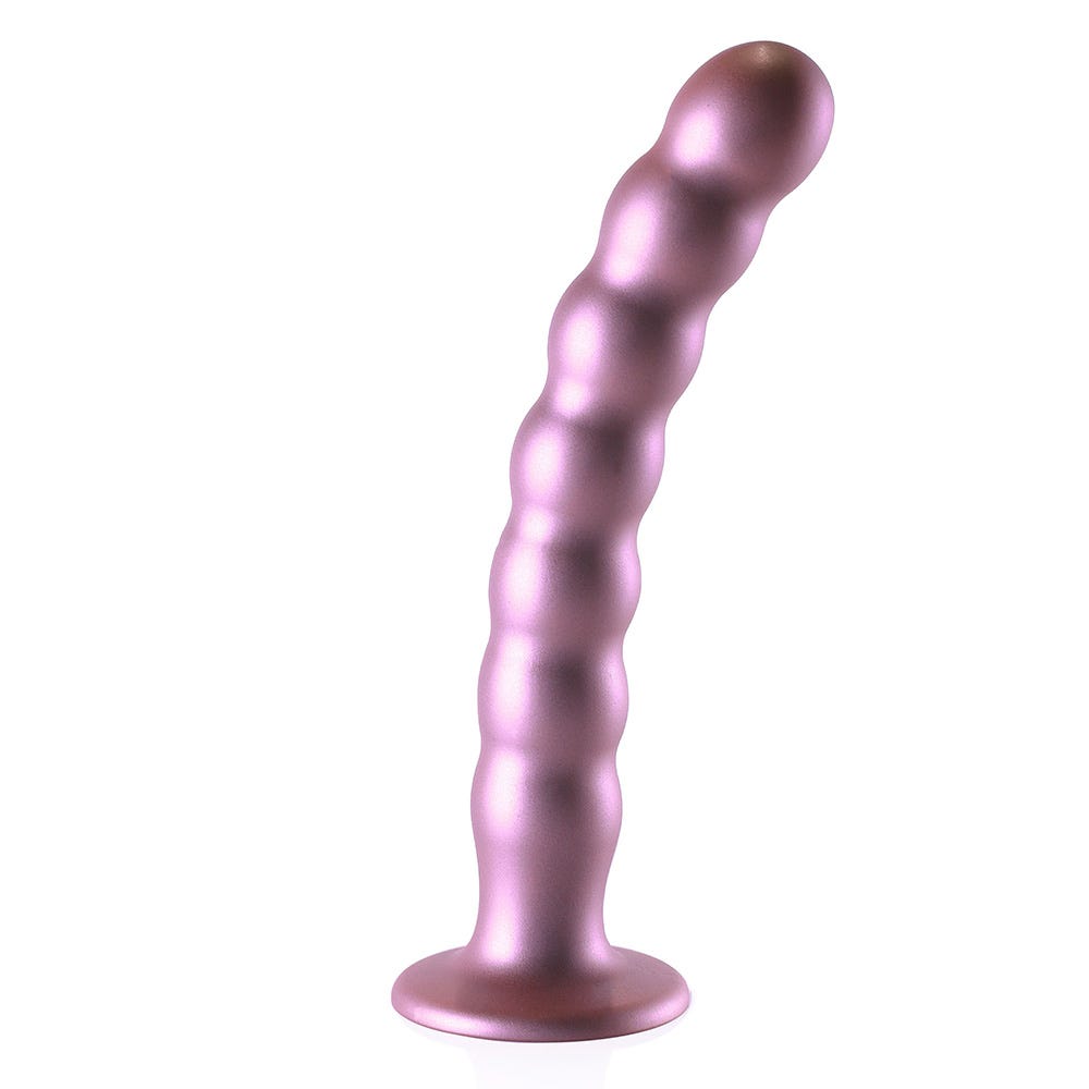 Ouch! Beaded Silicone 8 Inch G-Spot Dildo