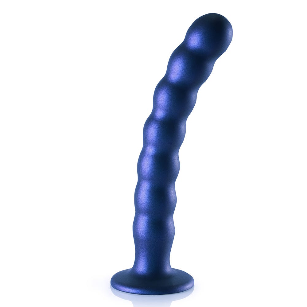 Ouch! Beaded Silicone 8 Inch G-Spot Dildo