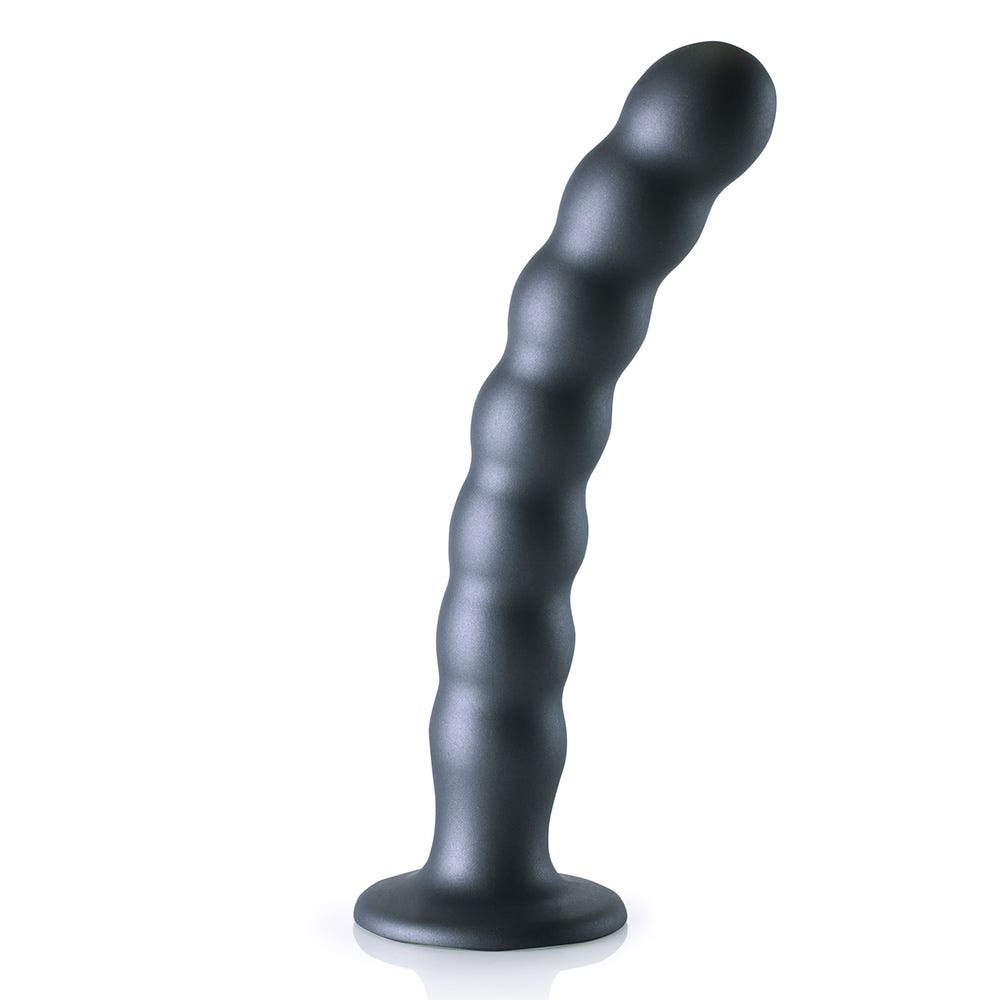 Ouch! Beaded Silicone 8 Inch G-Spot Dildo