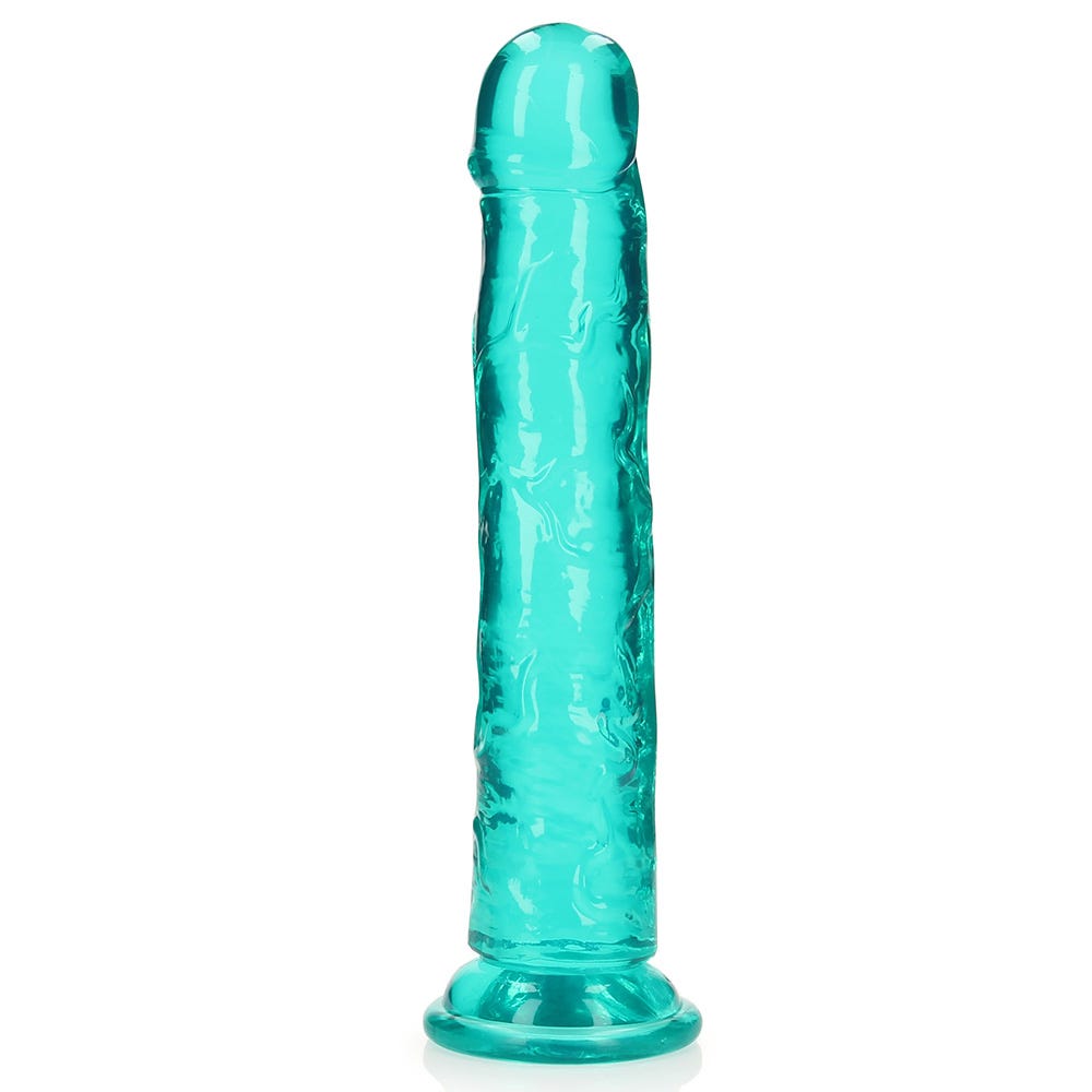 Realrock 10 inch Crystal Clear Realistic Suction Cup Dildo