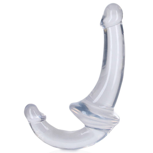 Realrock 6 inch Crystal Clear Strapless Strap-on Dildo