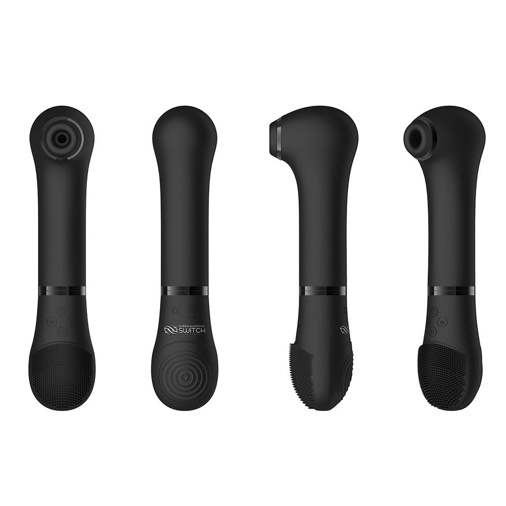 Shots Switch Pleasure Vibrator Kit #2 - Black