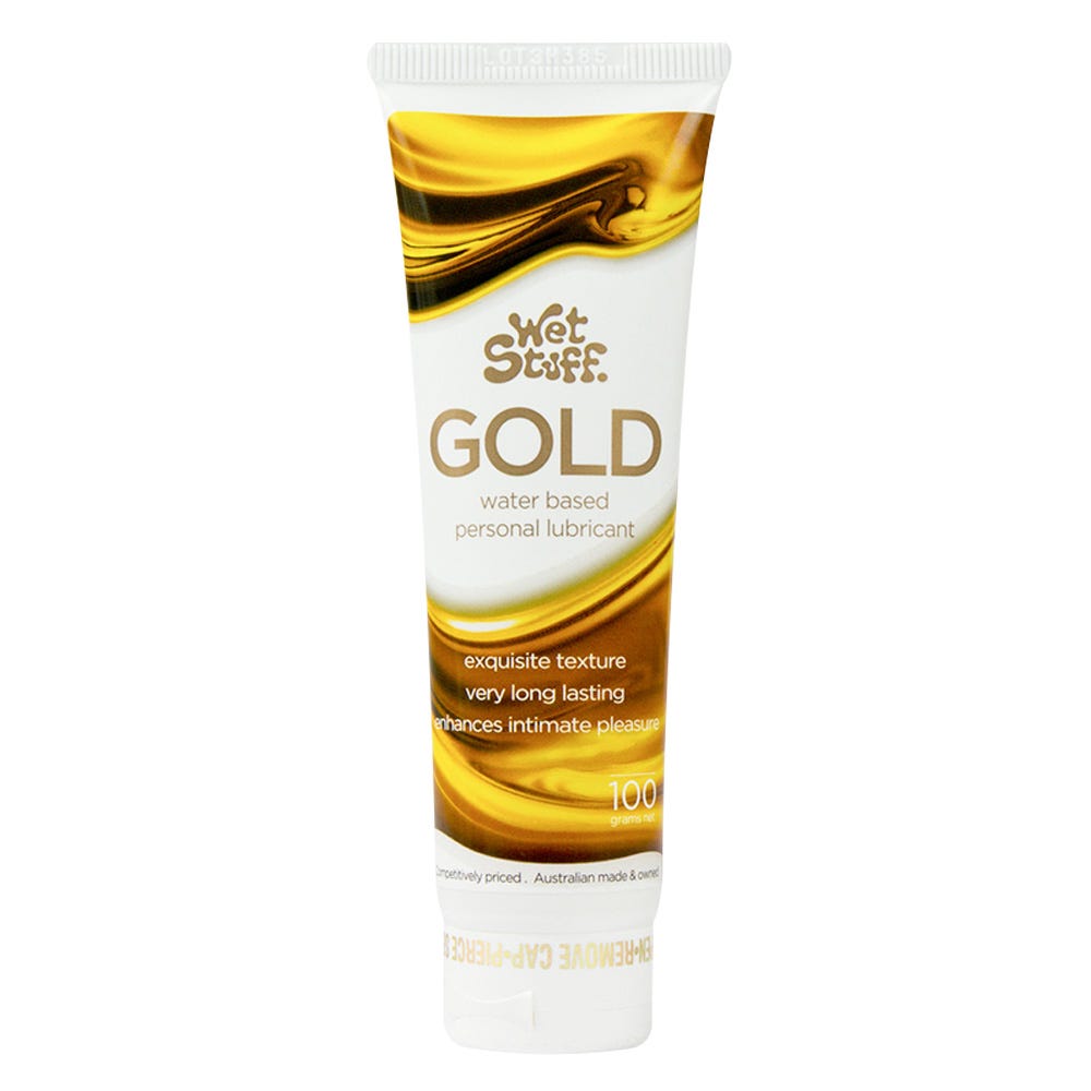 Wet Stuff Gold 100g Tube Water Based Lubricant