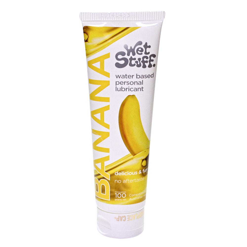 Wet Stuff Banana 100g Tube Flavoured Lubricant