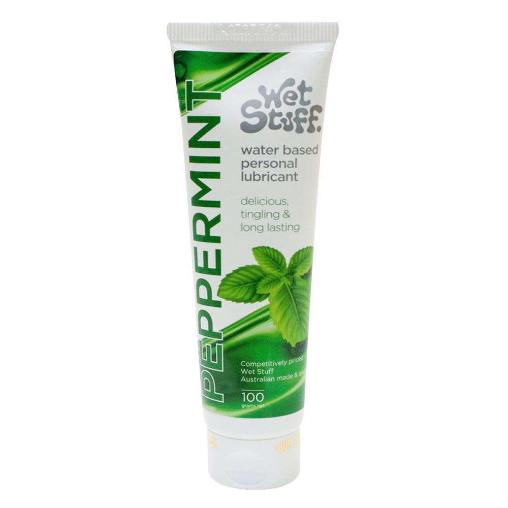 Wet Stuff Peppermint Tingle 100g Tube Flavoured Lubricant