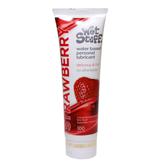 Wet Stuff Strawberry 100g Tube Flavoured Lubricant