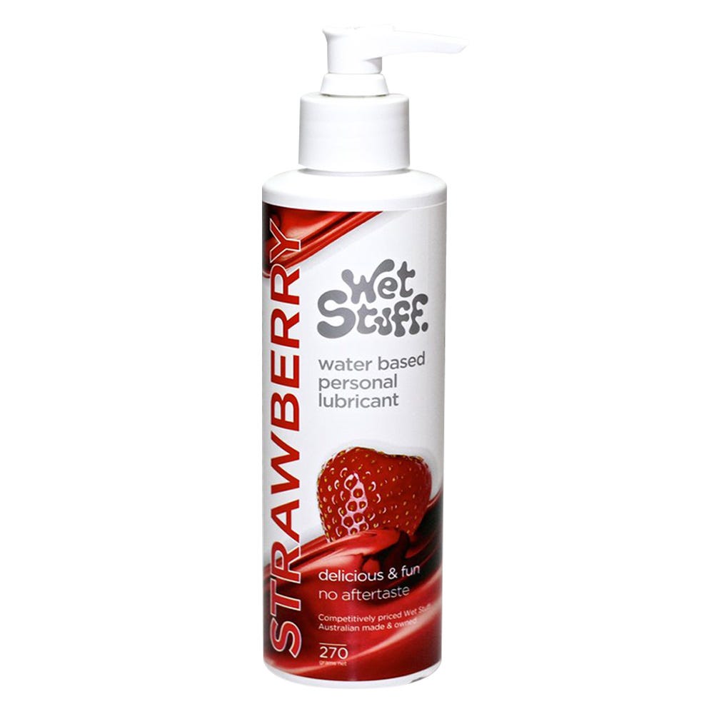 Wet Stuff Strawberry Water-Based Lubricant 270g