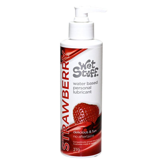 Wet Stuff Strawberry Water-Based Lubricant 270g