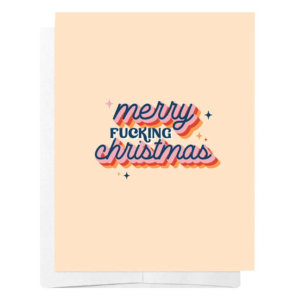 Bad on Paper Merry F*cking Christmas Card